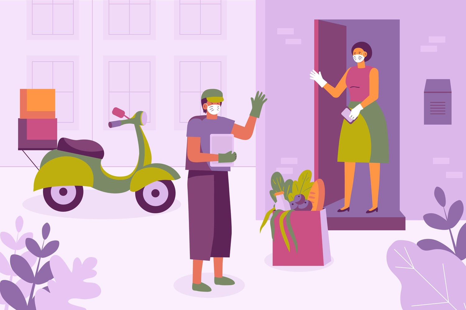 Food delivery portfolio